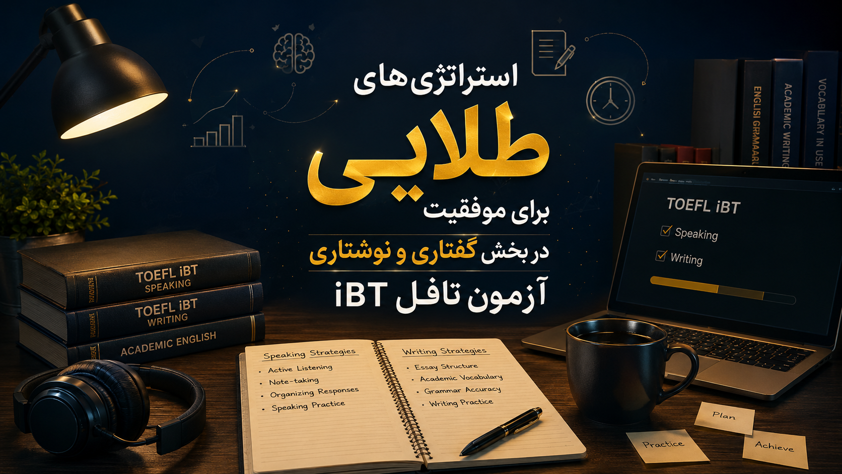 استراتژی‌های گفتاری و نوشتاری برای تافل iBT