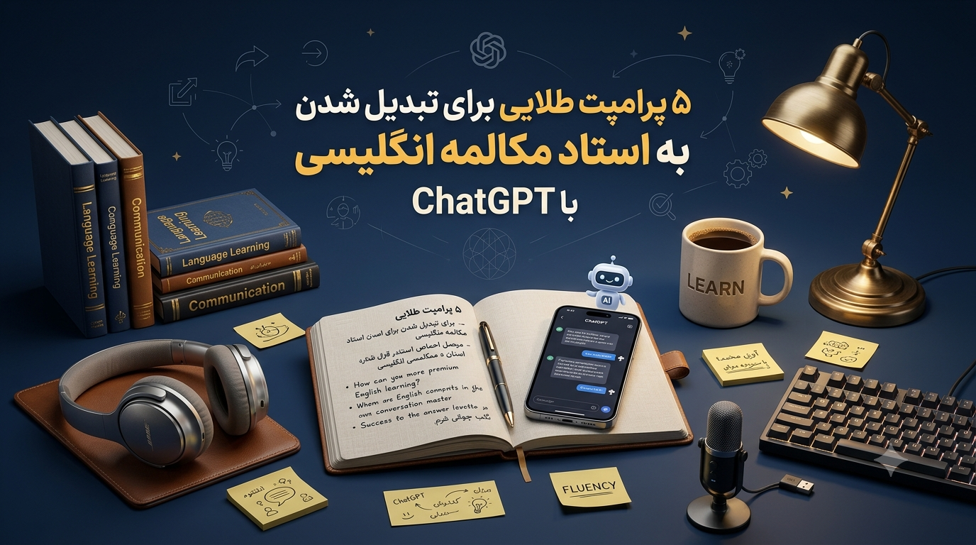 برای تبدیل شدن به یک استاد مکالمه ChatGPT طلایی (Prompt)پنج پرامپت