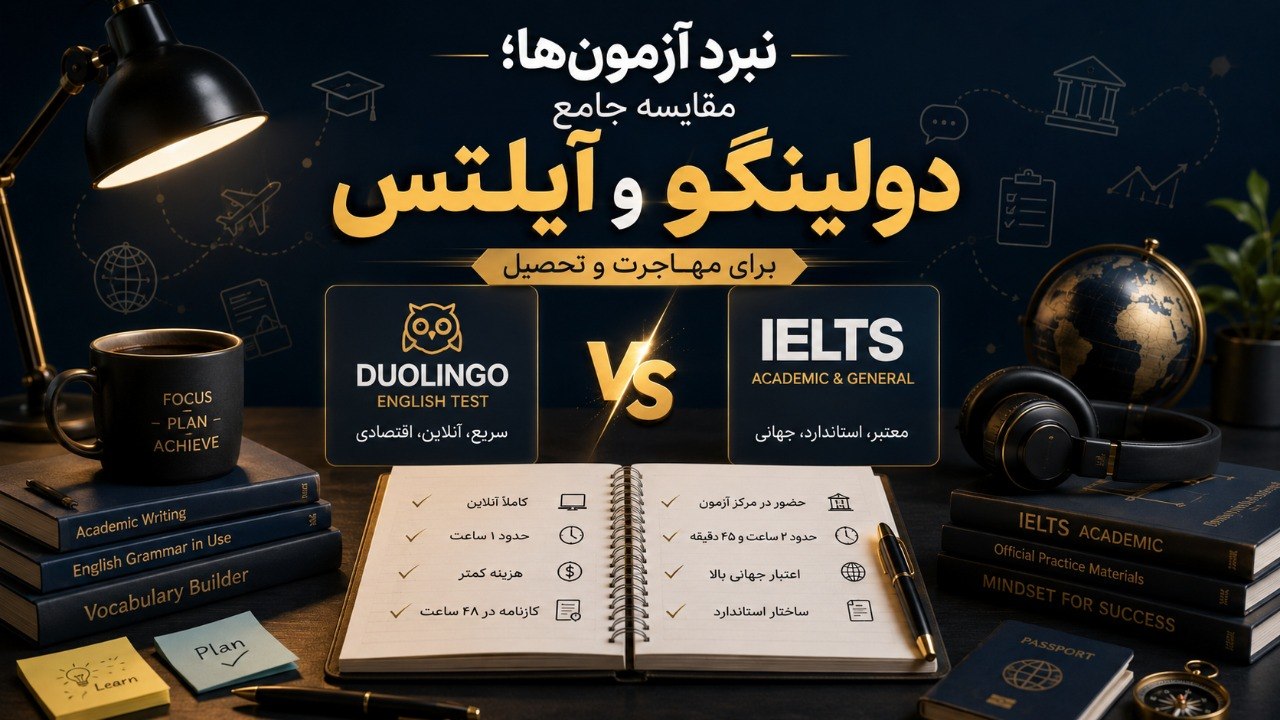 دولینگو یا آیلتس؟  مقایسه منابع و تفاوت‌های کلیدی این دو آزمون